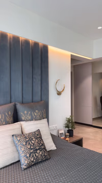 Ashford Royale, Nahur - Master Bedroom Interior Design