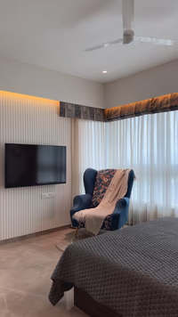 Ashford Royale, Nahur - Master Bedroom Interior Design