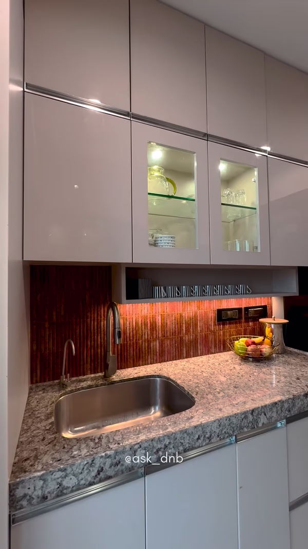 Bhagwati Eleganza, Ghansoli - Modular Kitchen Interior Design