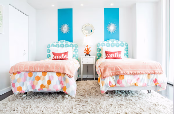 Fun kids room with colorful decor